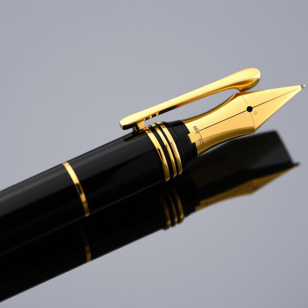 Cross Townsend fountain pen in black lacquer with gold trim Cross Townsend fountain pen in black lacquer with gold trim