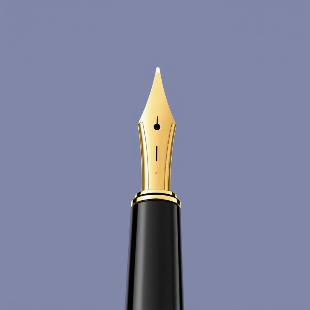Parker Duofold Centennial fountain pen in black and gold Parker Duofold Centennial fountain pen in black and gold