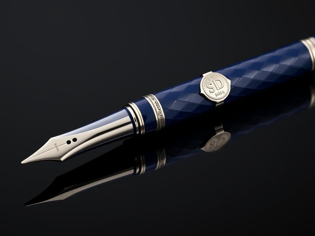 S.T. Dupont Line D fountain pen with Chinese lacquer finish S.T. Dupont Line D fountain pen with Chinese lacquer finish