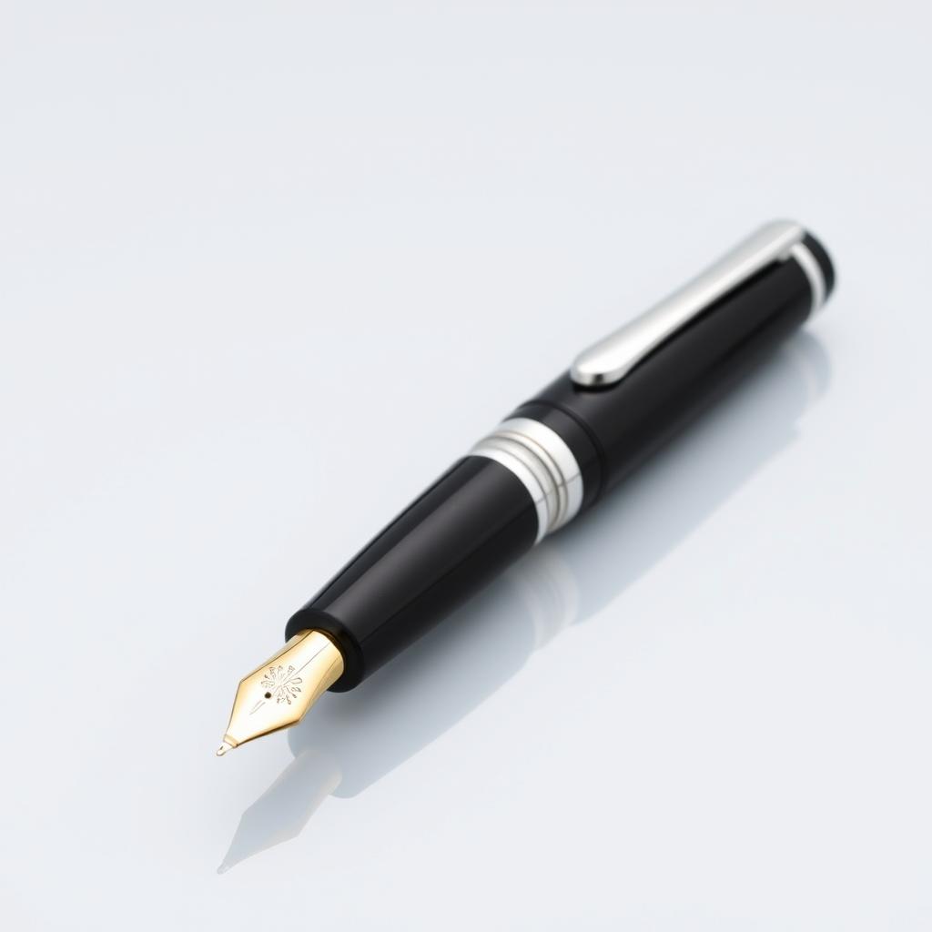 Waterman Exception fountain pen with silver trim Waterman Exception fountain pen with silver trim