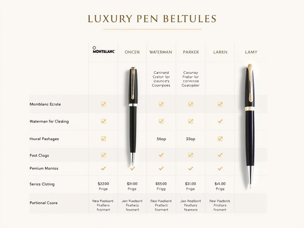 brand comparison chart