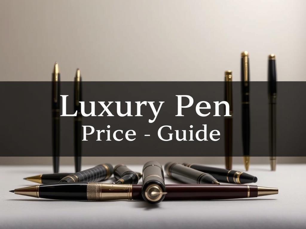 luxury pen price guide