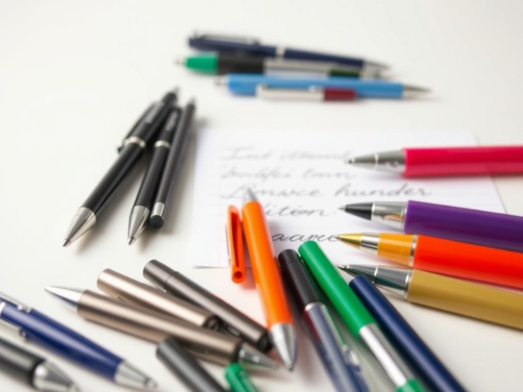 smudge-resistant pen options