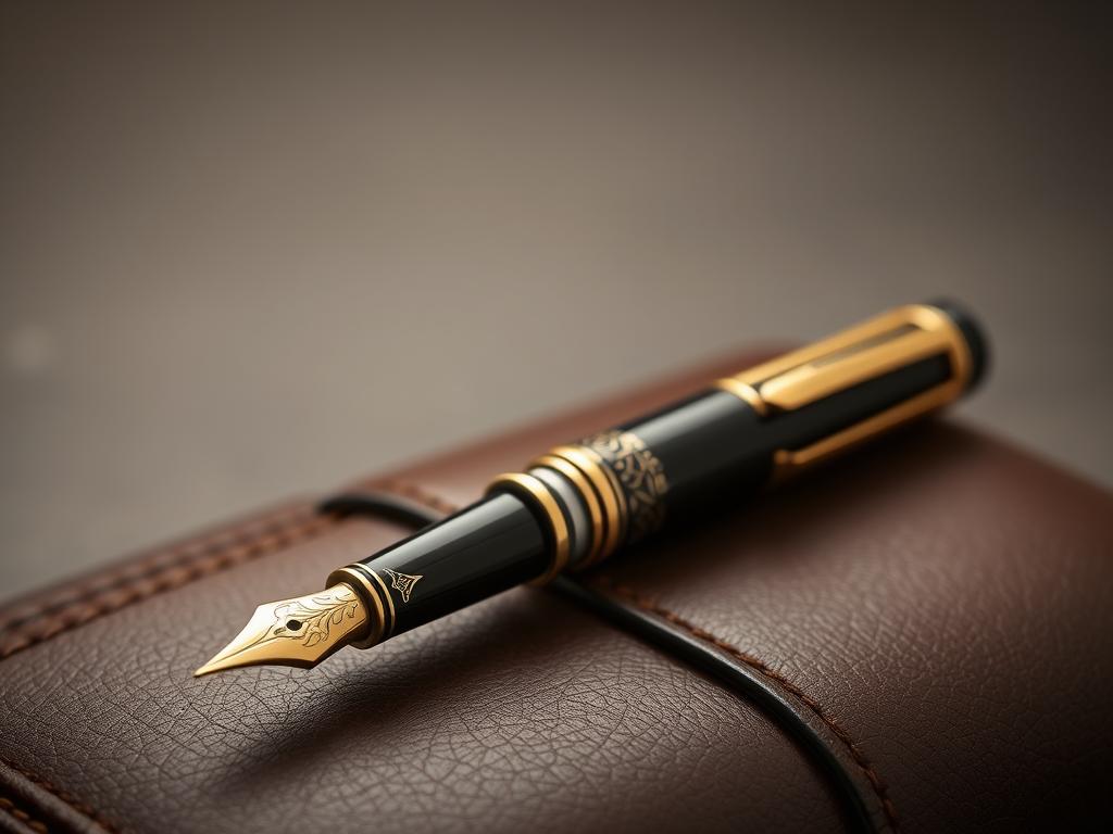 vintage fountain pen features